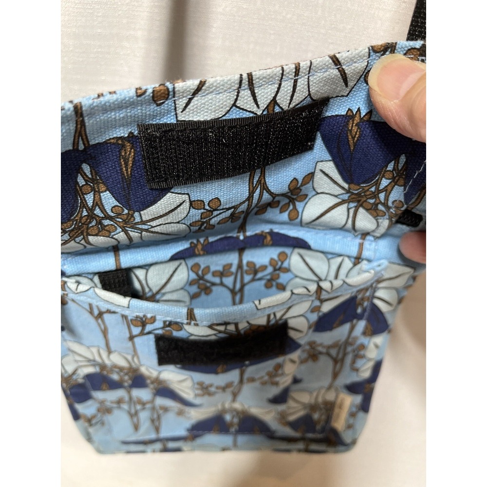 Kavu Bag Womens One Size Blue White Floral Limited Edition Crossbody Purse - Picture 5 of 16